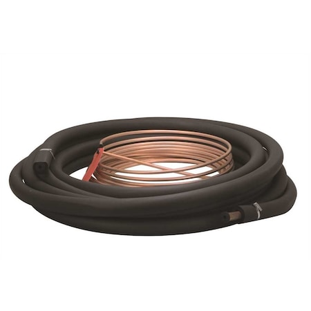 Mueller Industries 3/8 in. x 3/4 in. x 3/8 in. x 50 ft. Air Conditioner Line Set 61280500